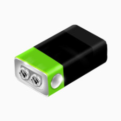 黑绿色电池