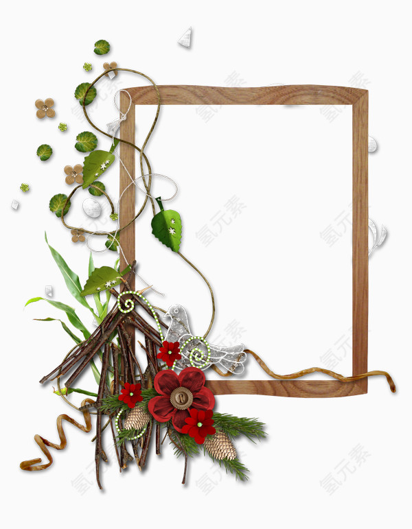 唯美花卉边框图片植物花卉边框素材