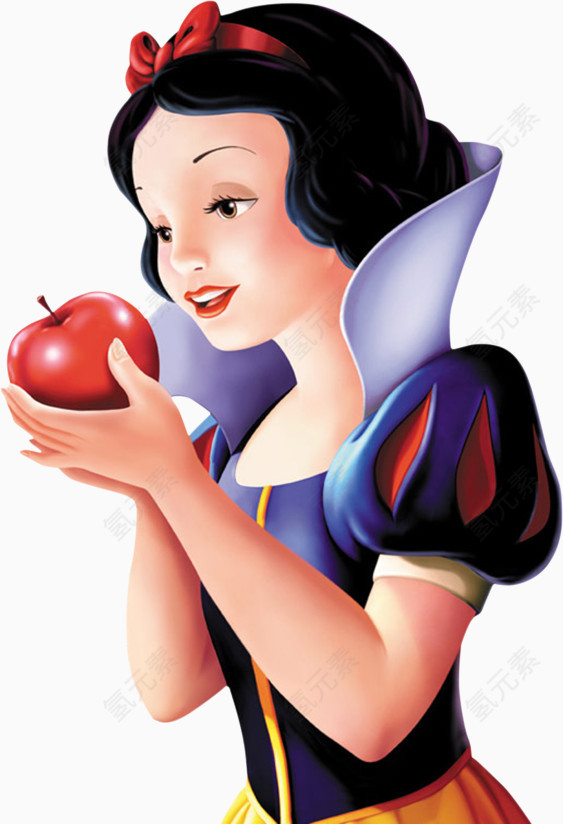 拿苹果的公主
