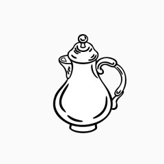 欧式茶壶