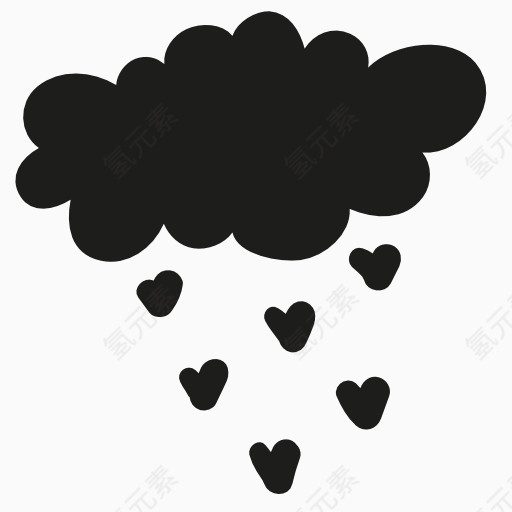 爱情雨图标