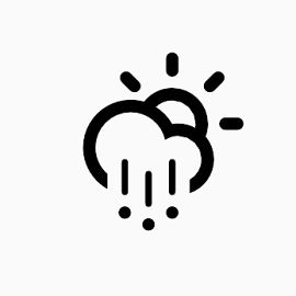 云冰雹太阳Climacons-Weather-icons