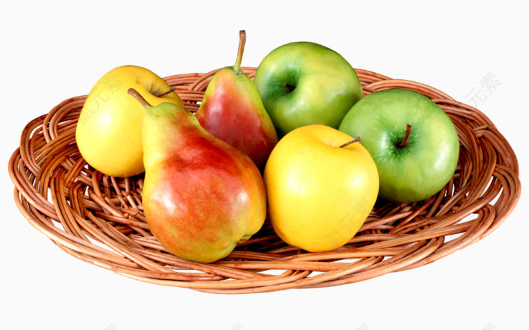 3d图标手绘食物素材 精美苹果