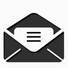 接触电子邮件信封邮件Devine图标