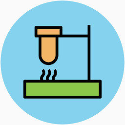教育矢量图学习图片素材 化学实验图标