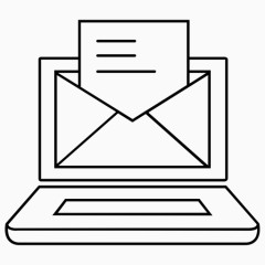 电子邮件笔记本电脑通知通知技术组合