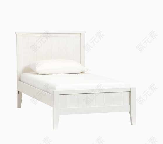 床品床图片素材 白色的床