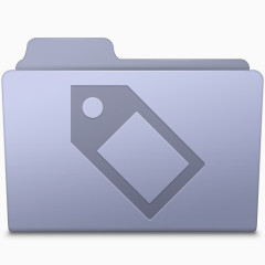 Tag Folder Lavender Icon