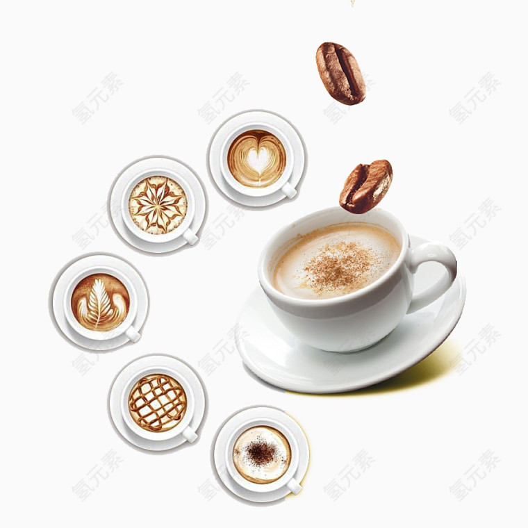 杯子咖啡组