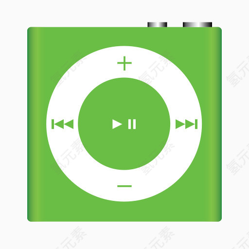 绿色iPod洗牌iPod shuffle