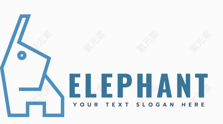 大象图标logo