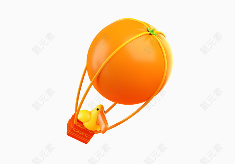 橙子热气球