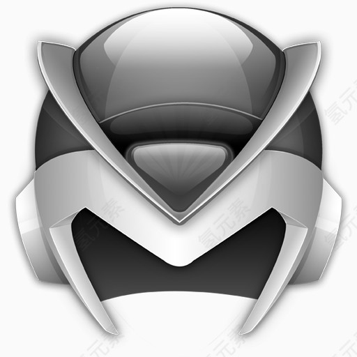 灰色洛克人Xmegaman-x-helmet-icons