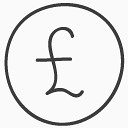 英镑钱货币网页设计创意