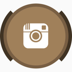 创意脆图像Instagram互联网媒体分享社会社会徽章
