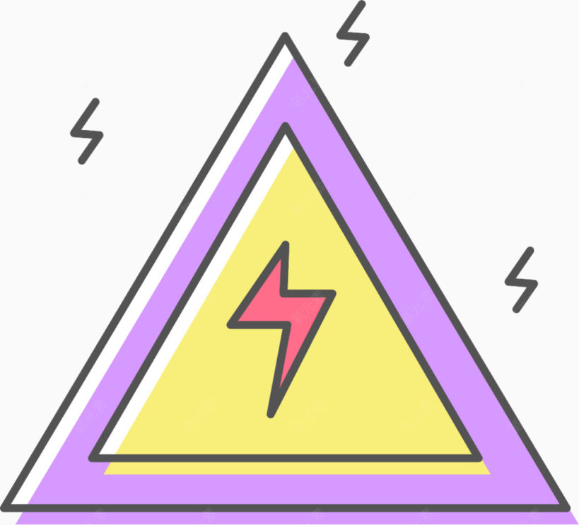 高压电危险图标下载