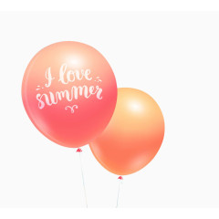我爱夏天气球