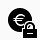硬币欧元锁关闭Simple-Black-iPhoneMini-icons