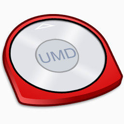 umd格式红色的Playstation移动(PSP)