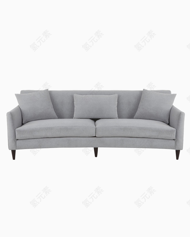 灰色欧式沙发