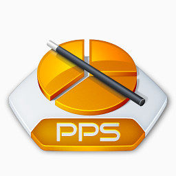 办公室powerpoint pps图标