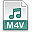 File extension m4v Icon