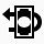 退款简单的黑色iphonemini图标
