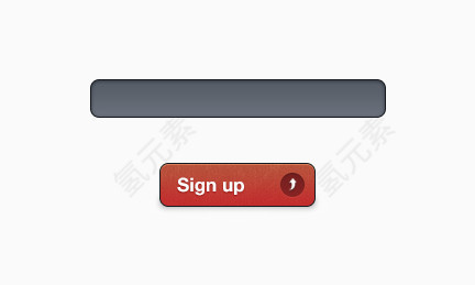 登录按钮ui设计PSD源文件