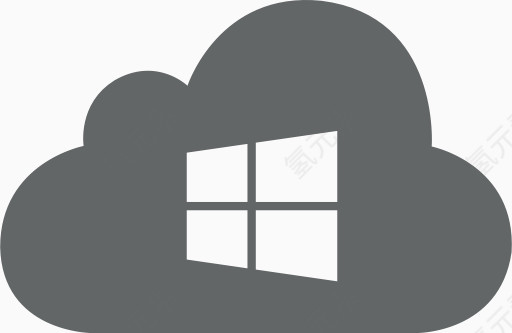 云微软操作系统系统Windows云端网络图标版05 -免费