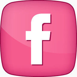 脸谱网pink-girly-social-icons