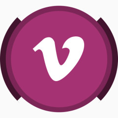 社会视频Vimeo社会徽章