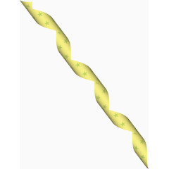 黄色的螺旋纸