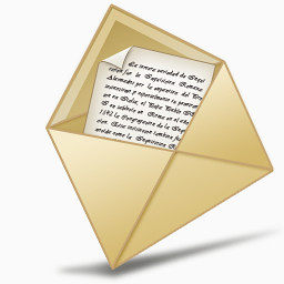 办公室邮件打开信封消息电子邮件信aerovista