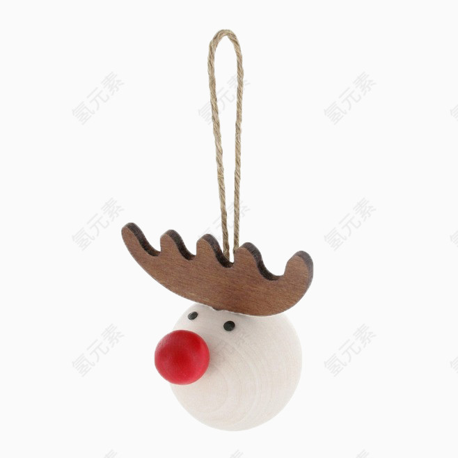 圣诞节驯鹿小鹿挂饰小玩偶创意木制品