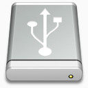 驱动灰色USB图标