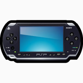 索尼PlayStation便携式PSP三维卡通图标