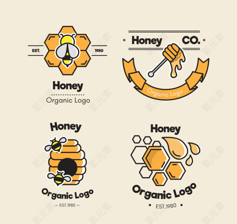 蜂蜜图标LOGO