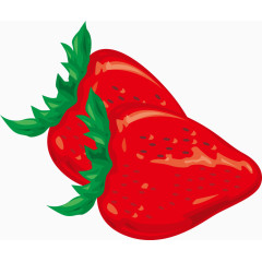 红色草莓 