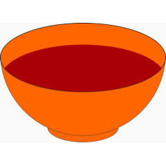 橙色大碗