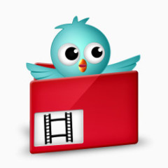 电影推特鸟文件夹animal-folder-icons