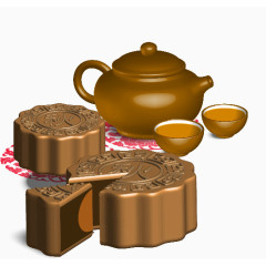 中秋节月饼茶具