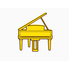 卡通音乐乐器素材钢琴
