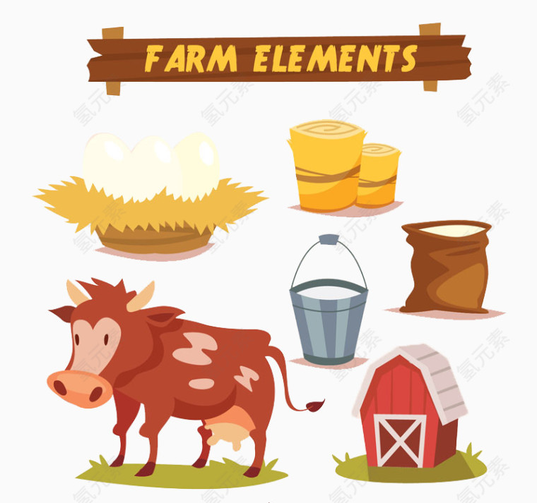 农场图标元素