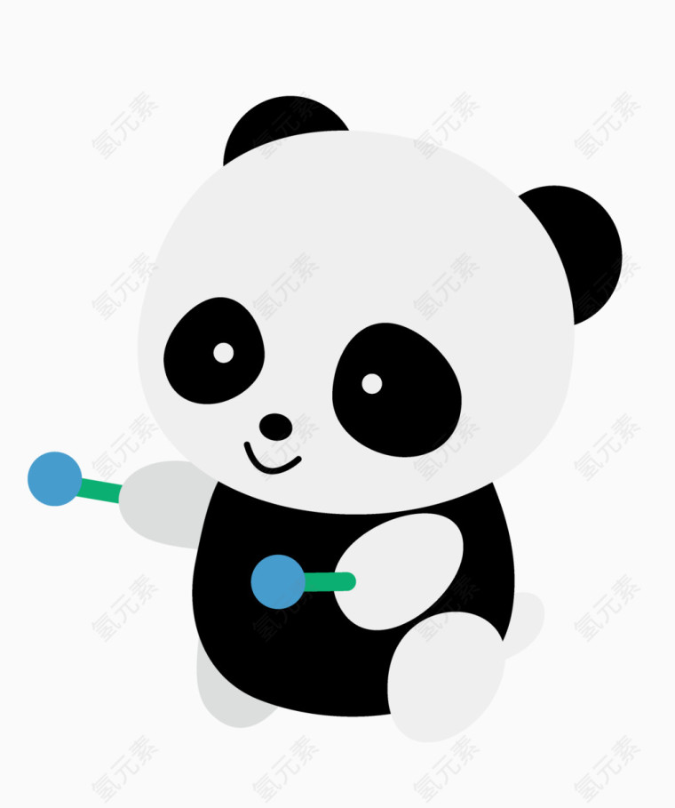 61儿童节卡通熊猫