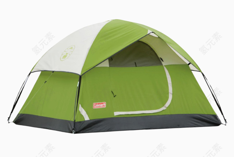 绿色野地帐篷
