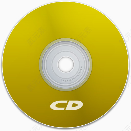 CD黄色的DVD盘磁盘保存极端媒体