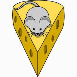 动物鼠标前的一个奶酪open-icon-library-others-icons