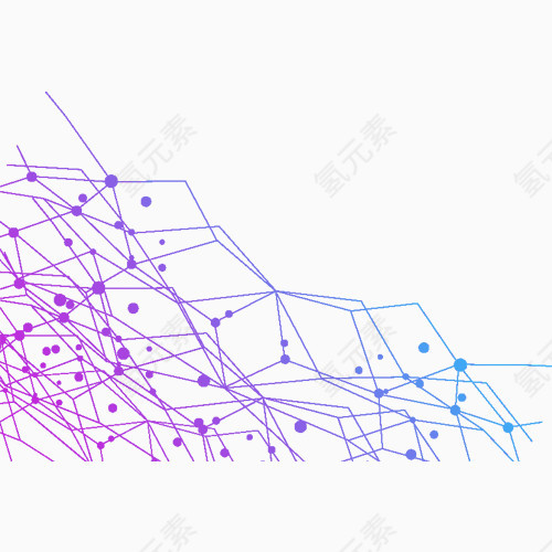 点线斑点线条连接科技商务漂浮
