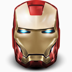 机器人头盔铁人IronMan-Icon