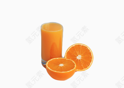 橙色橘汁